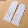 Elegant Beaded Lace Satin Short Bridal Gloves 2022 Fingerless Wedding Gloves White Ivory Wedding Accessories Veu De Noiva ► Photo 3/5