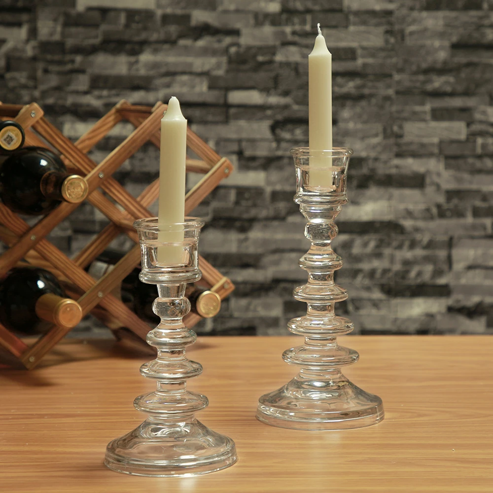 Crystal candle holder glass decorative wedding candles Candleholder