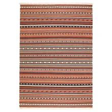 Ковер, плоская ткань, ручная работа 170x240 см ржавчина