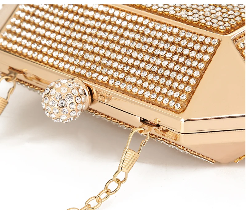 Details of the Luxy Moon Octagon Hardbox Evening Bag