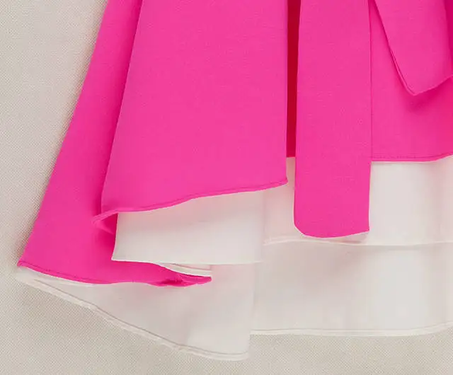 Весенне летнее платье новый жилет Vestido асимметричный подол хит цветное мини