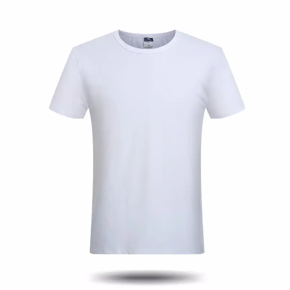 Brand New Solid White Blank T Shirt Men Boys Casual Short Sleeve Shirts