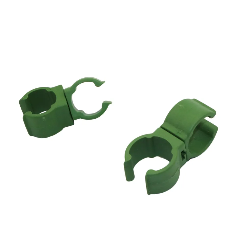 Plastic Plant Cable Ties Plant Clips Plastic Plant Clips Plant Support Connector Garden Climbing Rattan Stent Accessories Rod Connector Stake Clip Agriculture Adjustable Plastic Fastener 20 Pcs