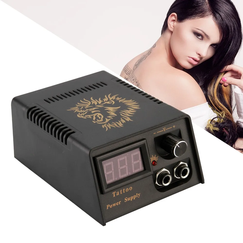 110V/220V LCD Professional Tattoo Digital Dual Power Supply For Foot Pedal Switch Machine | Красота и здоровье