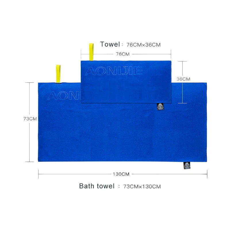 Microfiber Quick Dry Towel Hand Face Hair Bath Towels Gym Camping Swimming Shower Sports Travel Towel Bag