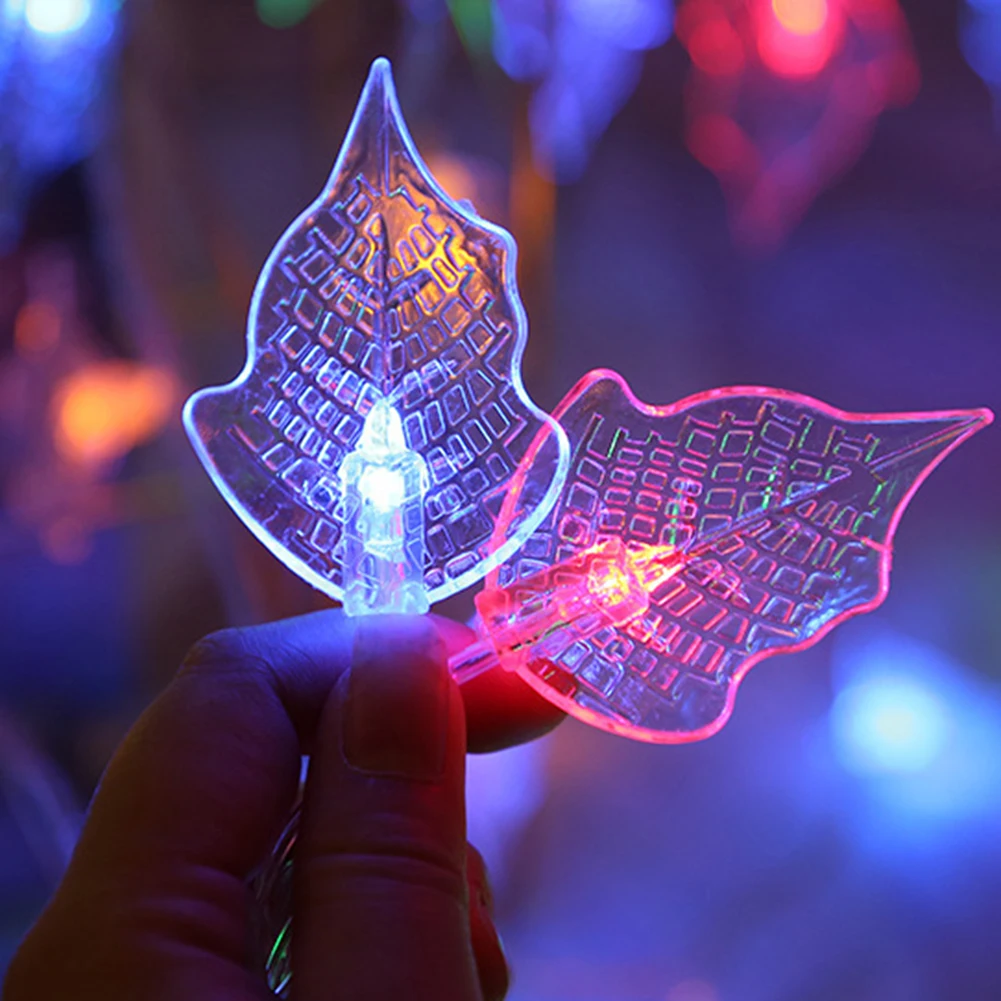 

'The Best' Leaves Shaped LED String Lights USB Battery Operated Home Party Decorative Lamp 3/6/10m 889