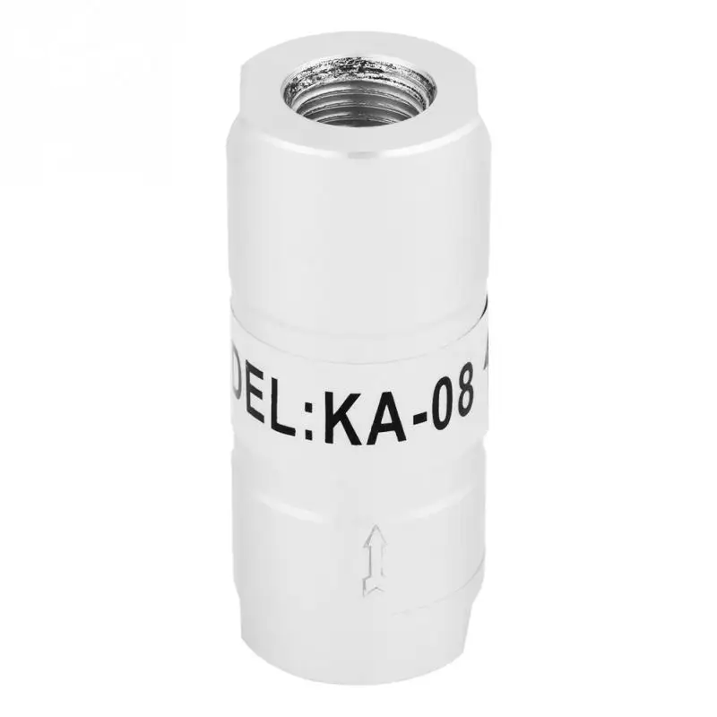 Обратный клапан прочный цинковый сплав One Way обратный клапан KA-08 направления воздуха Управление G1/4in пневматический клапан воды tapones Válvula