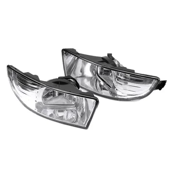 

2Pcs Car Front Bumper Fog Light Lamp Cover Clear Lens For Skoda Octavia A5 A6 MK2 FL 2009 2010 2011 2012 2013