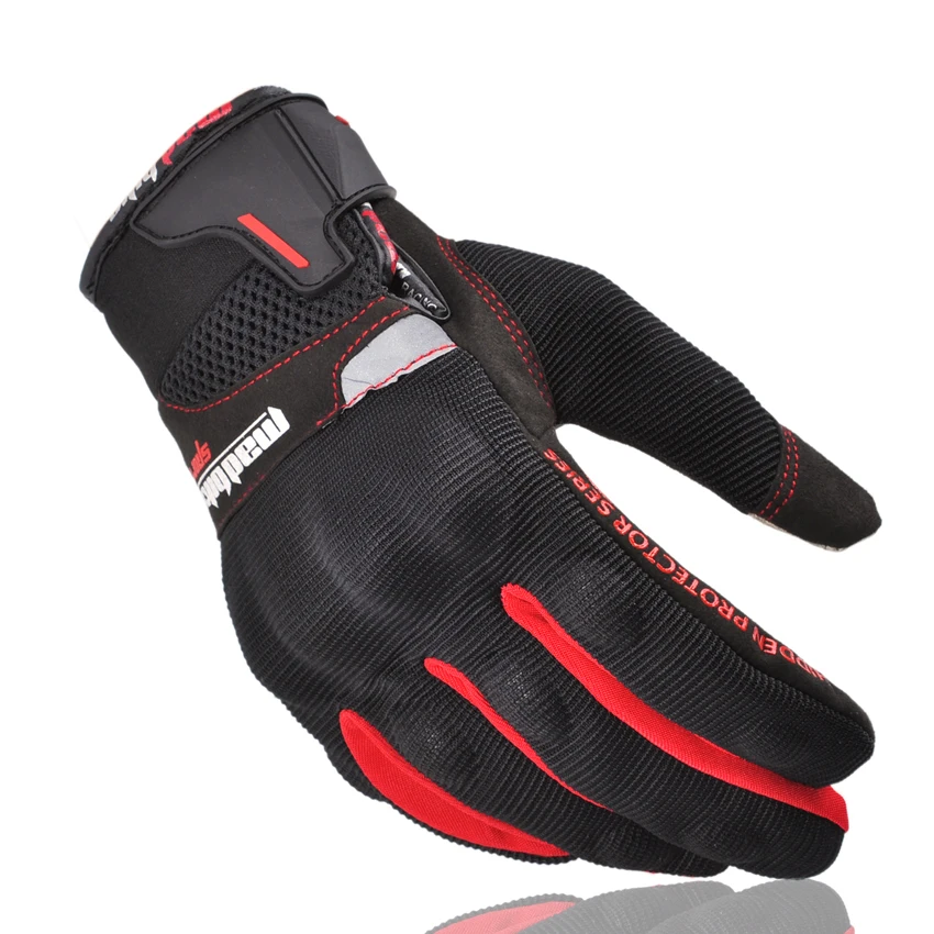Madbike мотоциклетные перчатки с сенсорным экраном летние Guantes motocicleta полным пальцем