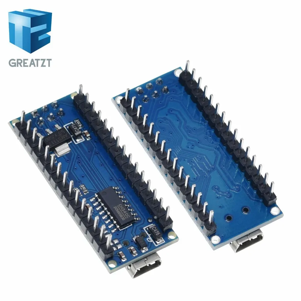 Контроллер GREATZT Nano 3,0 совместим с usb-драйвером arduino nano CH340 с кабелем NANO V3.0