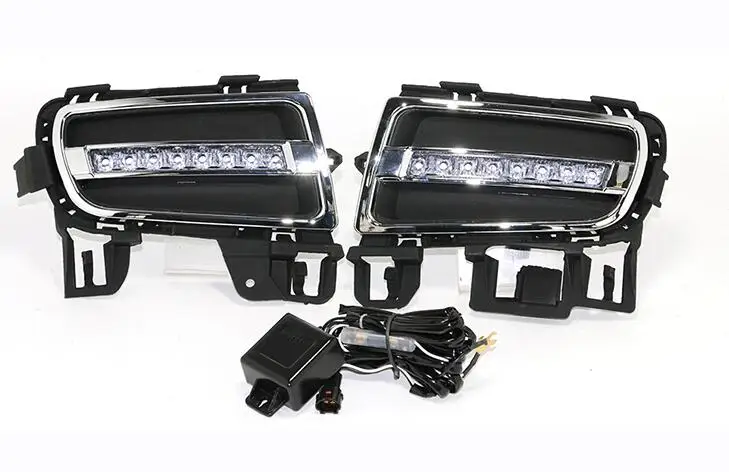 Qirun led drl daytime running light for Mazda 6 2006-2010 with Dynamic moving yellow turn signal and blue night running light Qirun led drl daytime running light for Mazda 6 2006-2010 with Dynamic moving yellow turn signal and blue night running light