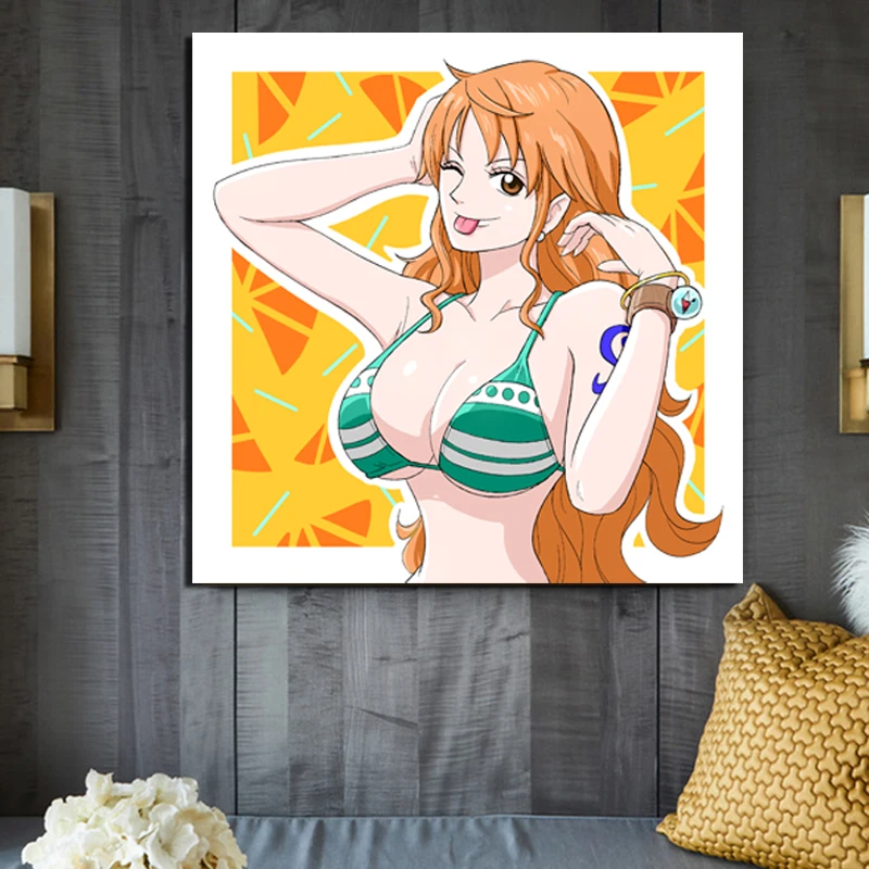 

Nami Art One Piece Cartoon HD Canvas Painting Print Living Room Home Decoration Modern Wall Art Oil Painting Posters Pictures