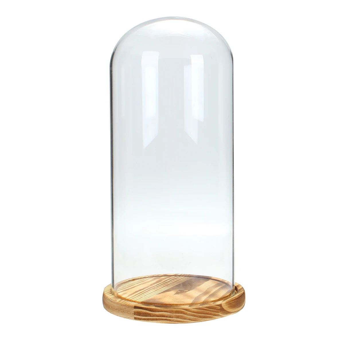 33X15 см DIY ваза декоративная стеклянная купольная деревянная основа Cloche Bell Jar Дисплей Стенд новая форма стеклянная банка декоративные поделки для рождения