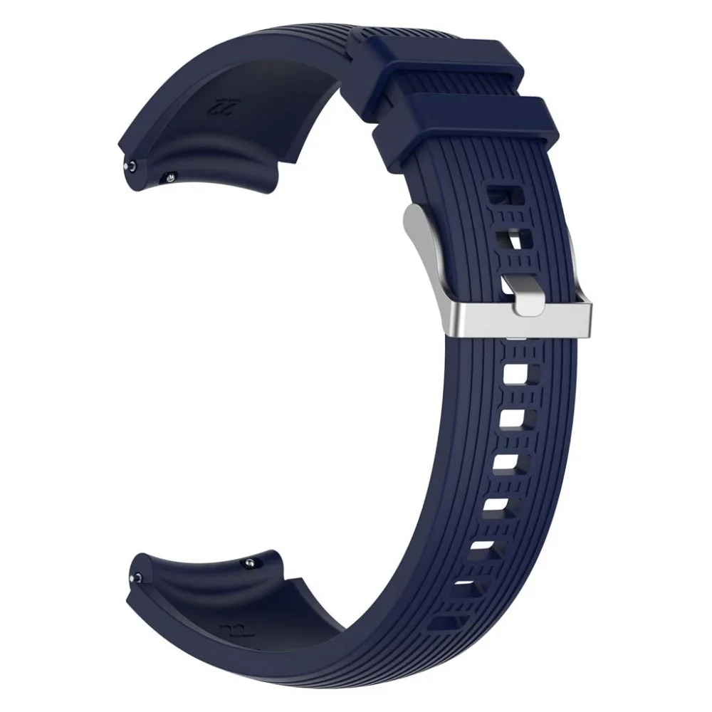 22 мм силиконовый ремешок для наручных часов Samsung Galaxy Watch 46 Gear S3 Frontier/Classic 2