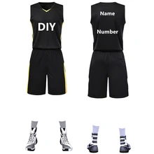 Новая мужская майка баскетбольная команда для детей, спортивный костюм для колледжа, дышащая баскетбольная форменная одежда с принтом