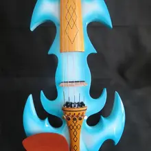 Синий цвет crazy-1 SONG art streamline 5 струн электрическая скрипка 4/4#11155