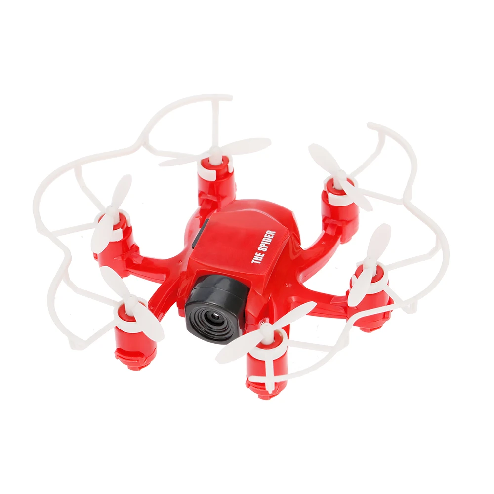 Mini SBEGO 126C Spider Drone 2.4G 3D 6 Axis Gyro RC Helicopter Roll One Key Return Dual Mode 4CH with HD Camera
