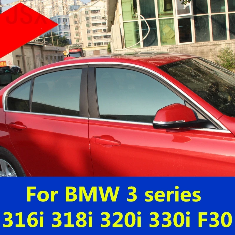 quality Car window trim strip glass frame protection Article Decorative bright For BMW 3 series 316i 318i 320i 330i F30 | Автомобили и