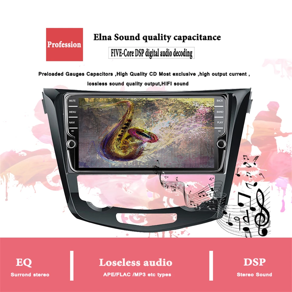 Flash Deal Android Car Radio for Nissan X-trail XTrail X Trail T32 T31 Qashqai wifi Carplay video audio Multimedia 2 din car dvd player 7