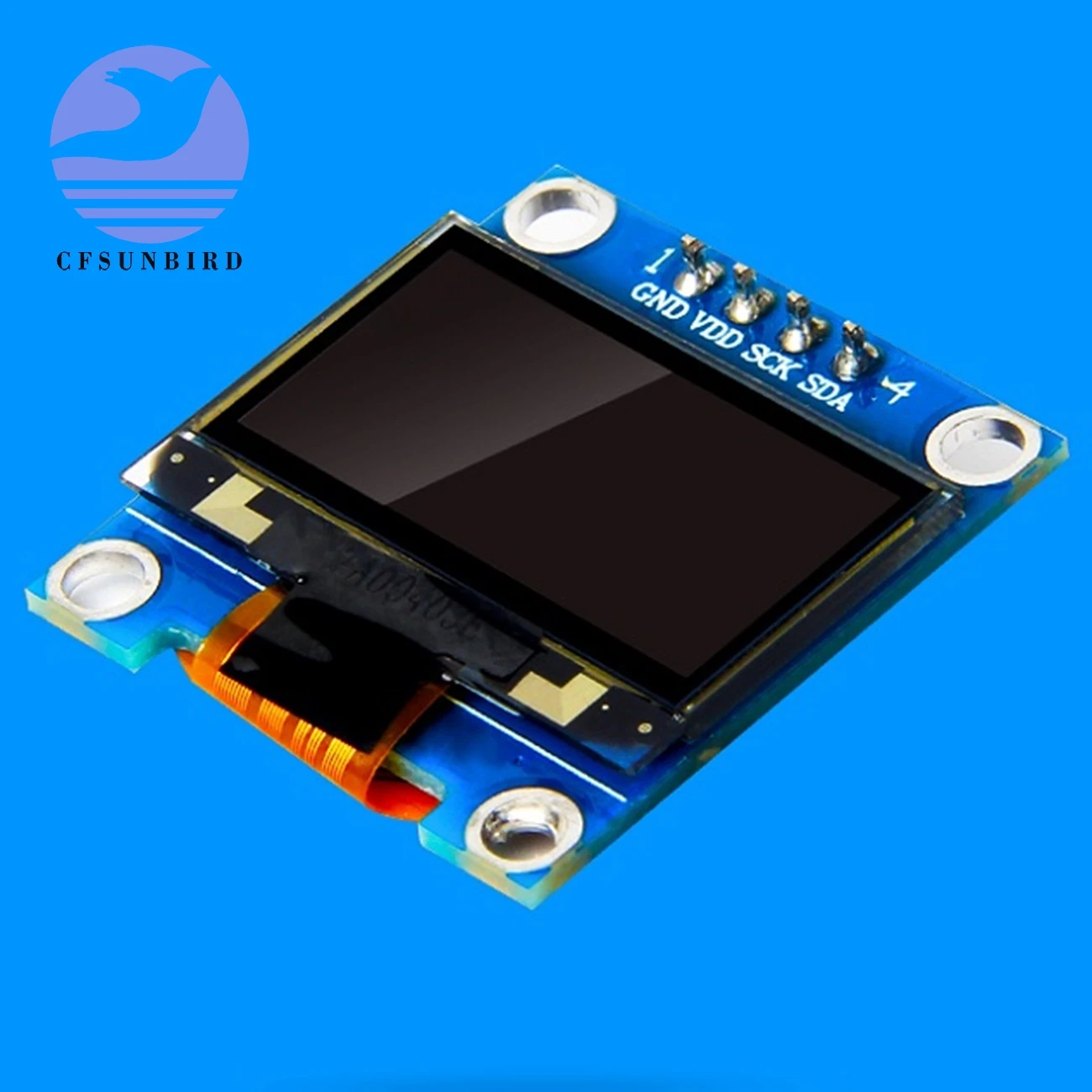 0 96 дюймовый IIC Серийный белый OLED дисплей модуль 128X64 I2C SSD1306 12864 плата с ЖК экраном GND