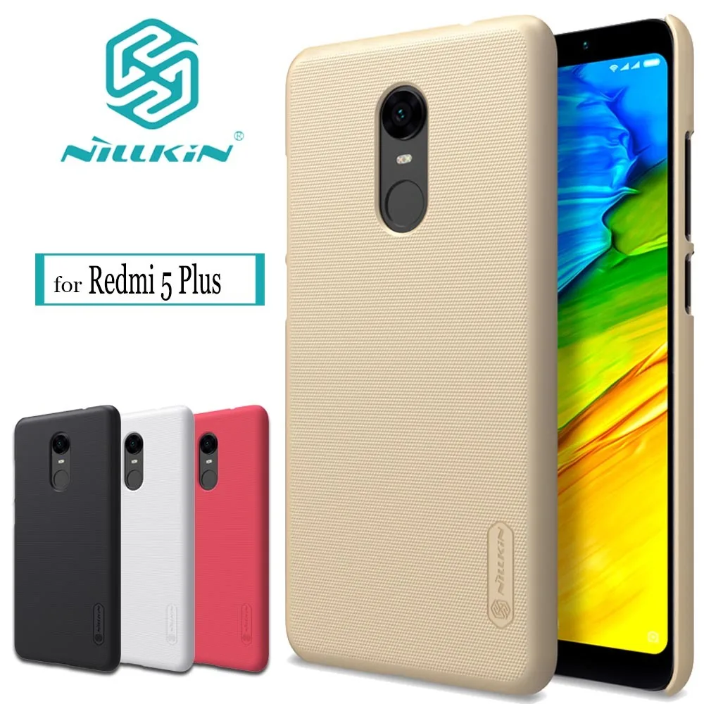 

Xiaomi Redmi 5 Plus Case Nillkin Frosted Shield Matte Hard PC Plastic Smartphone Back Protective Cover for Xiaomi Redmi 5Plus
