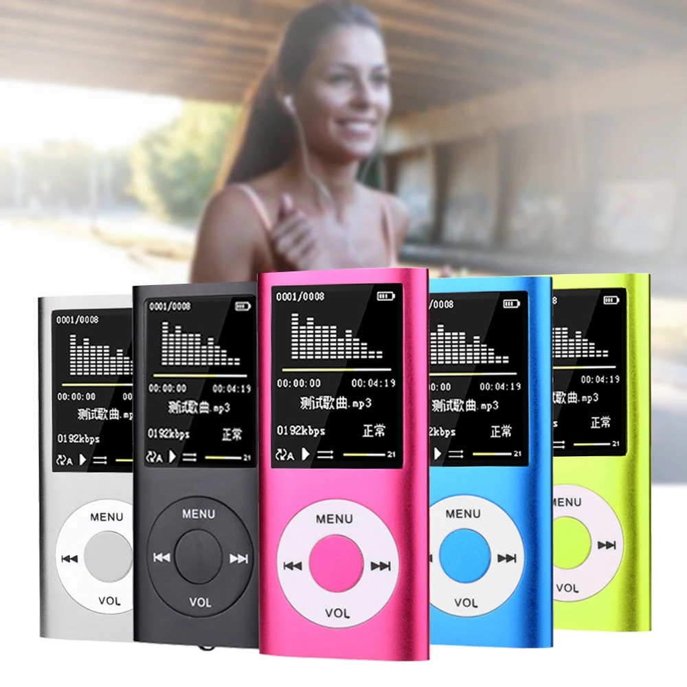 New 5 Colors FM Video 4TH Gen MP3 MP4 Player Music Player 1.8' reproductor mp4 Supports MP3, WMA format