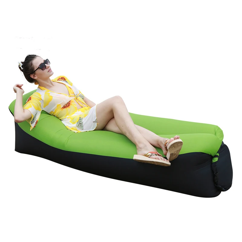 

2019 New Fast Inflatable lazy bag sleeping bag Waterproof air sofa bed Beach Sofa Lazy sofa portable folding Beach Bed Laybag