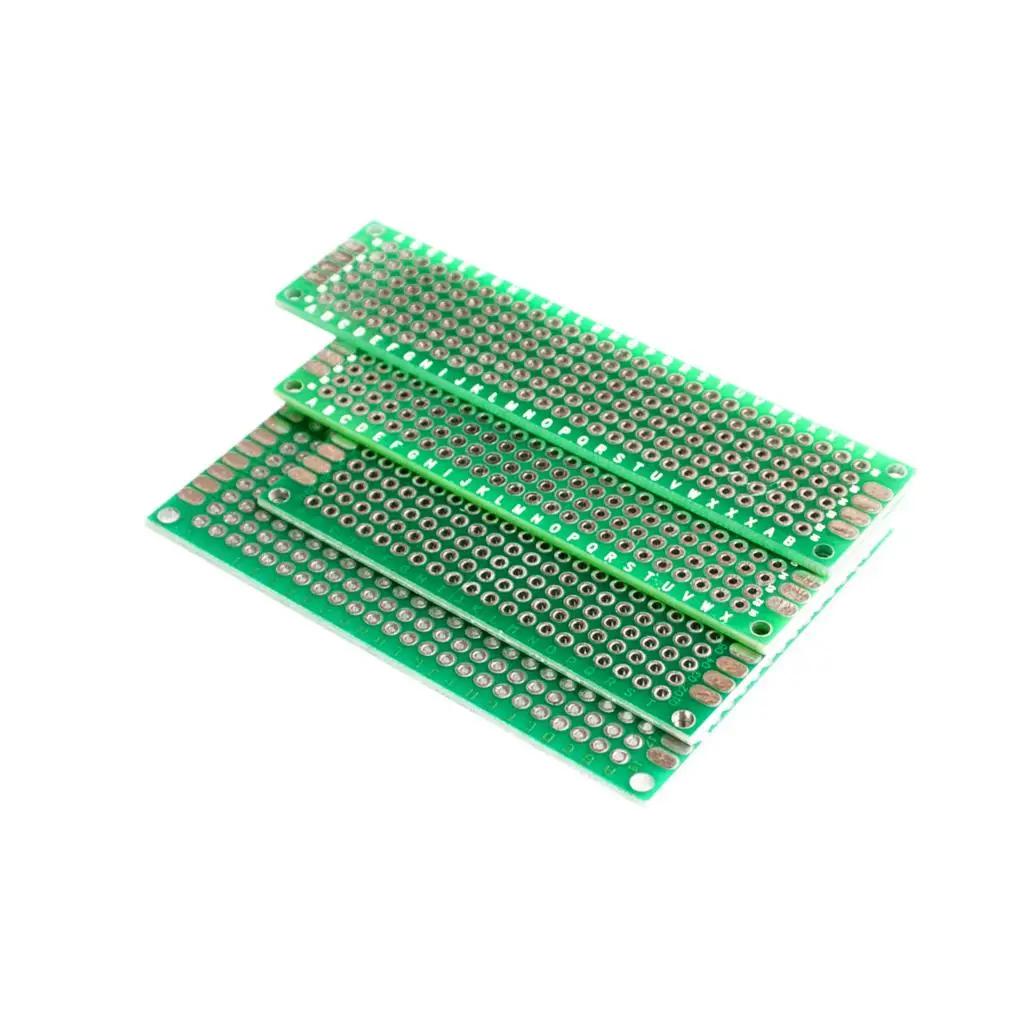 

4pcs 5x7 4x6 3x7 2x8 cm double Side Copper prototype pcb Universal Board