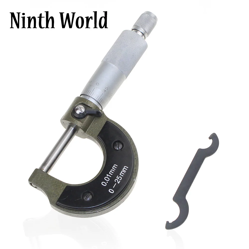 

Ninth World Wholesale Outside Micrometer 0-25mm / 0.01mm Gauge Vernier Caliper Measuring Tools With Box