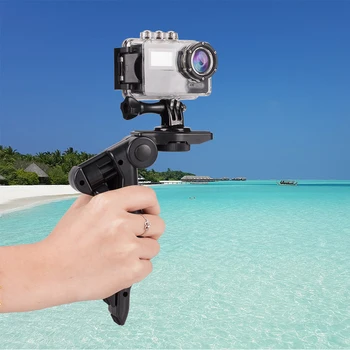 

Universal Handheld Stabilizer Pistol Hand Grip Phone Tripod Holder for iPhone 7/6/6S plus Samsung for Gopro SJCAM for Canon/sony