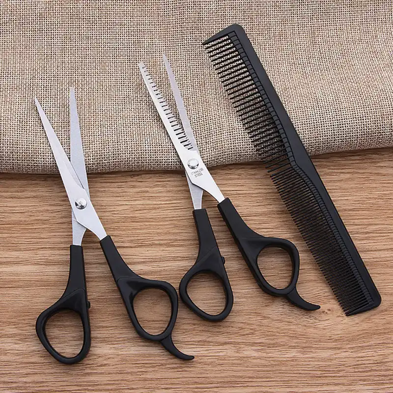 3pcs Set Hair Scissors Professional Salon Barber Hair Cutting