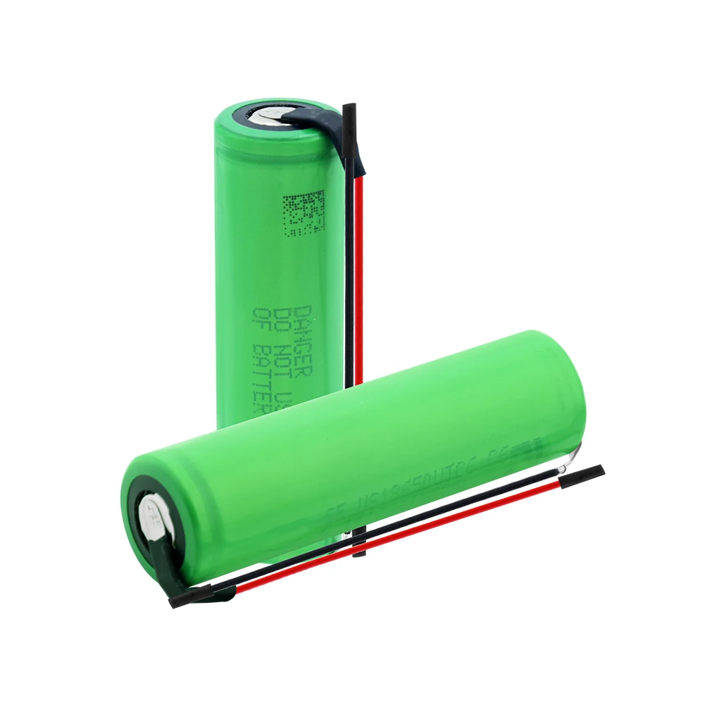 18650 литий-ионная аккумуляторная батарея vtc6 3000mAh 3,7 V 30A разрядка для электронной сигареты фонарик батарея с DIY провода