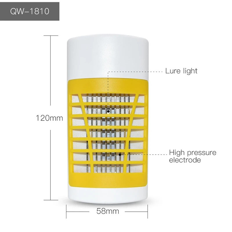 2 шт. домашняя Электронная ловушка для паразитов ловушка для насекомых уничтожитель контроль за паразитами Светодиодная лампа для