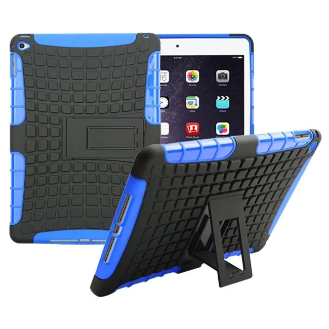 High Duty Armor Coque for iPad Air 2 Case Shockproof Silicon Hybrid A1566 A1567 Cover iPad Air 2 Shockproof Case (5)