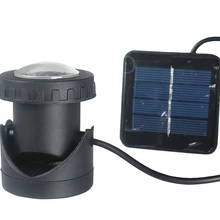 Водонепроницаемый 6 светодиодный светильник для сада на солнечной энергии, светильник для наружного бассейна, точечный светильник, светильник для белого газона, садовый световой фонарь