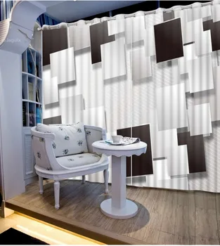 

3d curtains 3D Printing Curtains Quality Blackout Cortians Full Light Shading Bedroom Living Room Curtains Cortina CL-DLM080