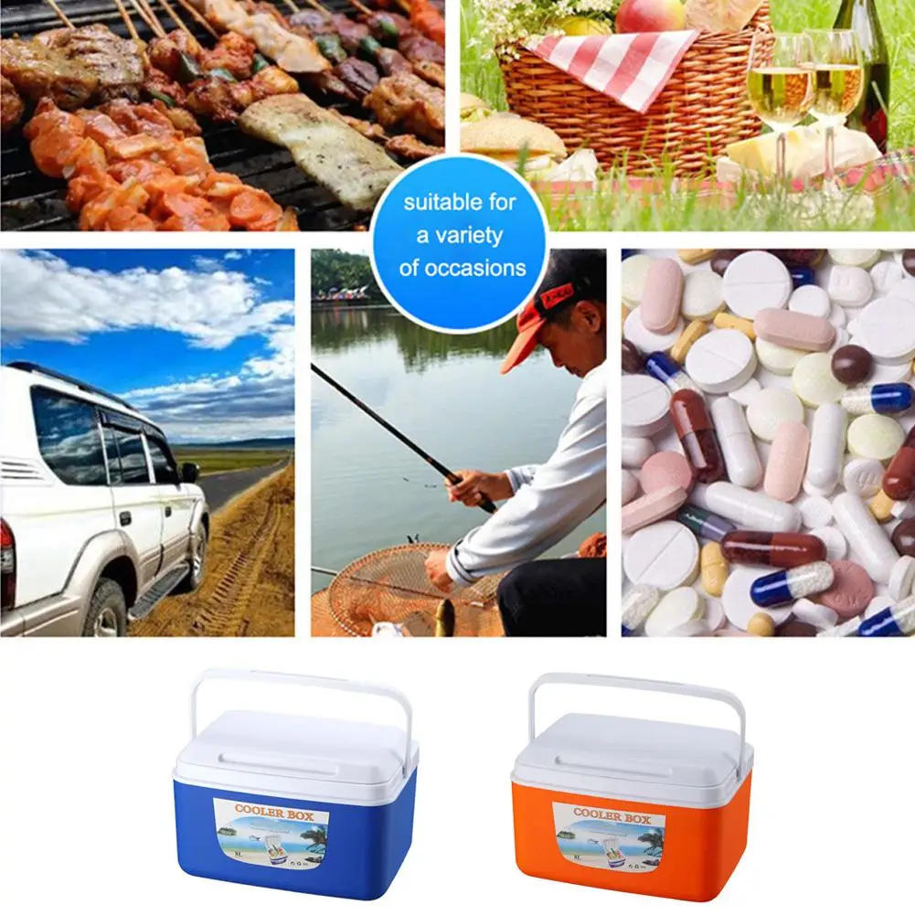 Portable 5L Outdoor Car Insulation Cooling Dual-use Food Box Incubator Food Storage Cold Box Fishing Cooler Box Picnics Fishing Portable 5L Outdoor Car Insulation Cooling Dual-use Food Box Incubator Food Storage Cold Box Fishing Cooler Box Picnics Fishing