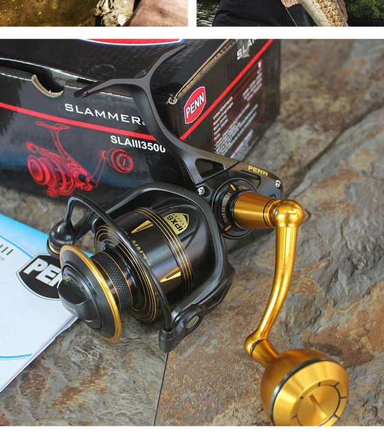 PENN SLAMMER III SLAIII 8500 Spinning Fishing Reel 6+1BB Full