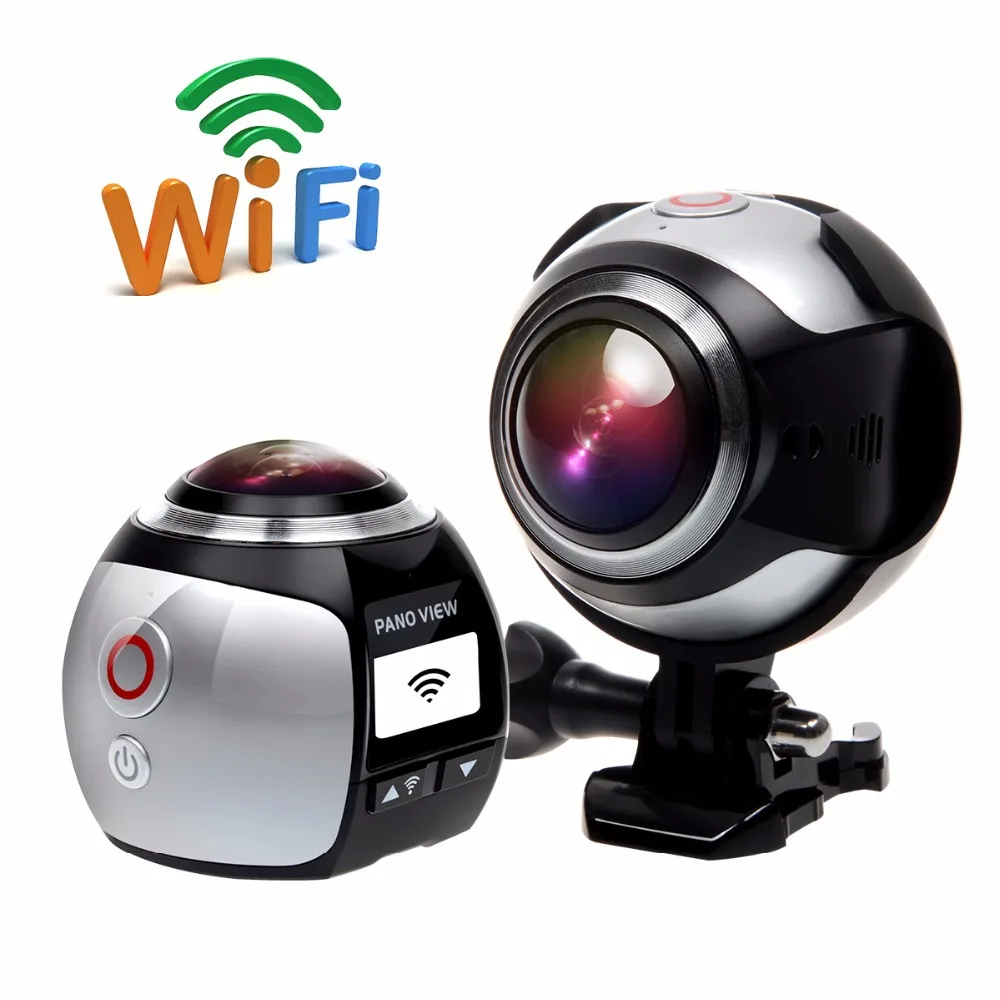 Prix pour Campark 16MP 3 K (2448*2448/30fps) 360 Degrés Panoramique VR Camera Action Avec 16 GB carte, soutien 3D, WIFI, avec VR Casque Verre Prix pour Campark 16MP 3 K (2448*2448/30fps) 360 Degrés Panoramique VR Camera Action Avec 16 GB carte, soutien 3D, WIFI, avec VR Casque Verre