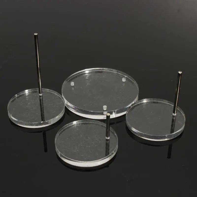 3 Tray Stands Clear Acrylic Jewelry Organizer Acrylic Jewelry Watch Display Boxes Holder Rack Box for Earring Bracelet Necklace Jewelry Packaging