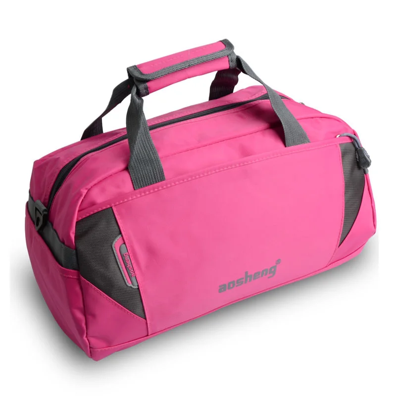 Хит, уличная нейлоновая Водонепроницаемая спортивная сумка для спортзала wo, мужская сумка для спортзала, фитнеса, тренировок, сумки через плечо, сумка для йоги, багаж - Цвет: Rose