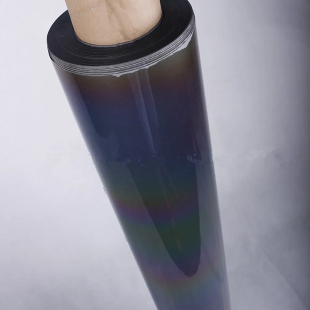 

50cm x 30cm Holographic Chameleon Heat Transfer Vinyl PU Reflective Rainbow Heat Press Film 20''x12''