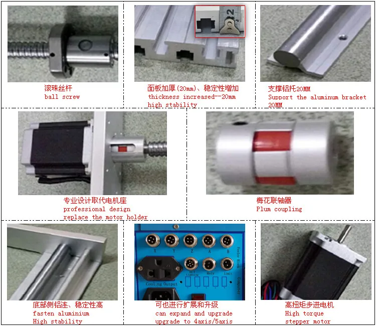 3020V 0.8KW 4axis 