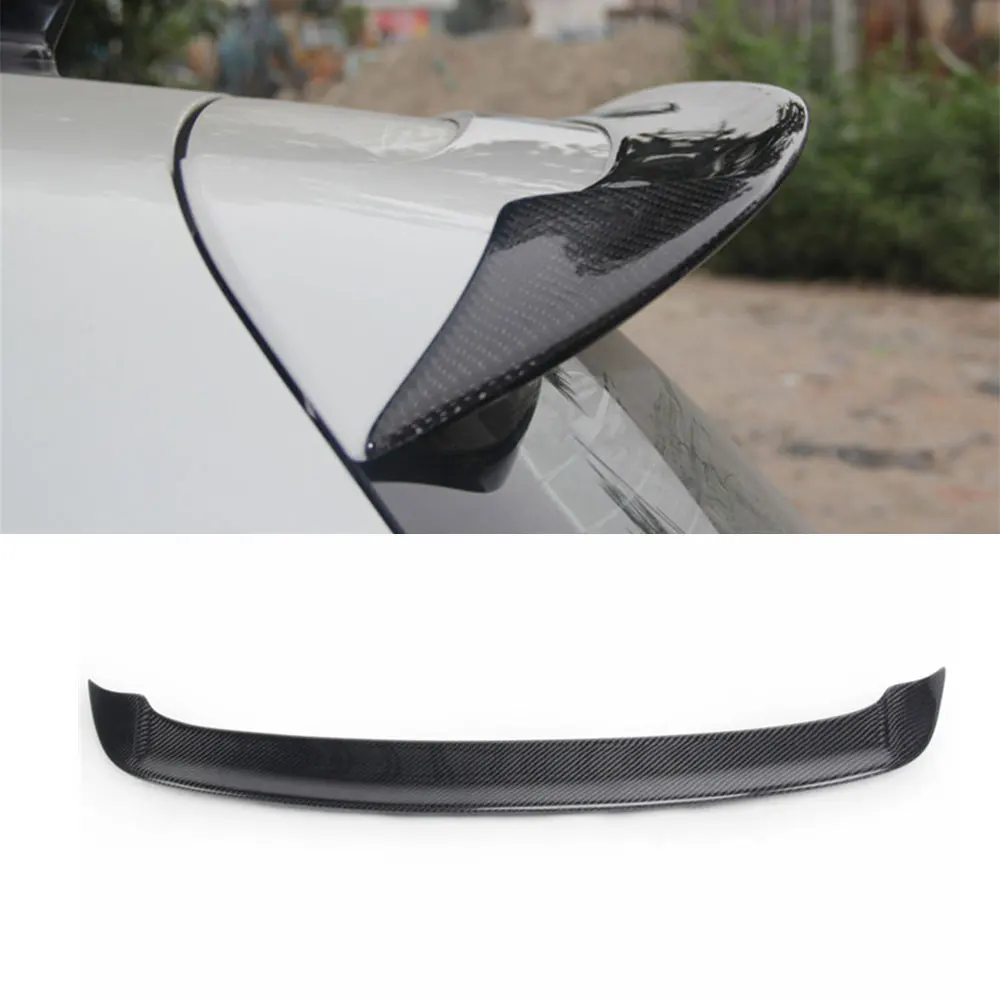 Carbon fiber rear roof spoiler Window wings for Volkswagen VW Golf 6