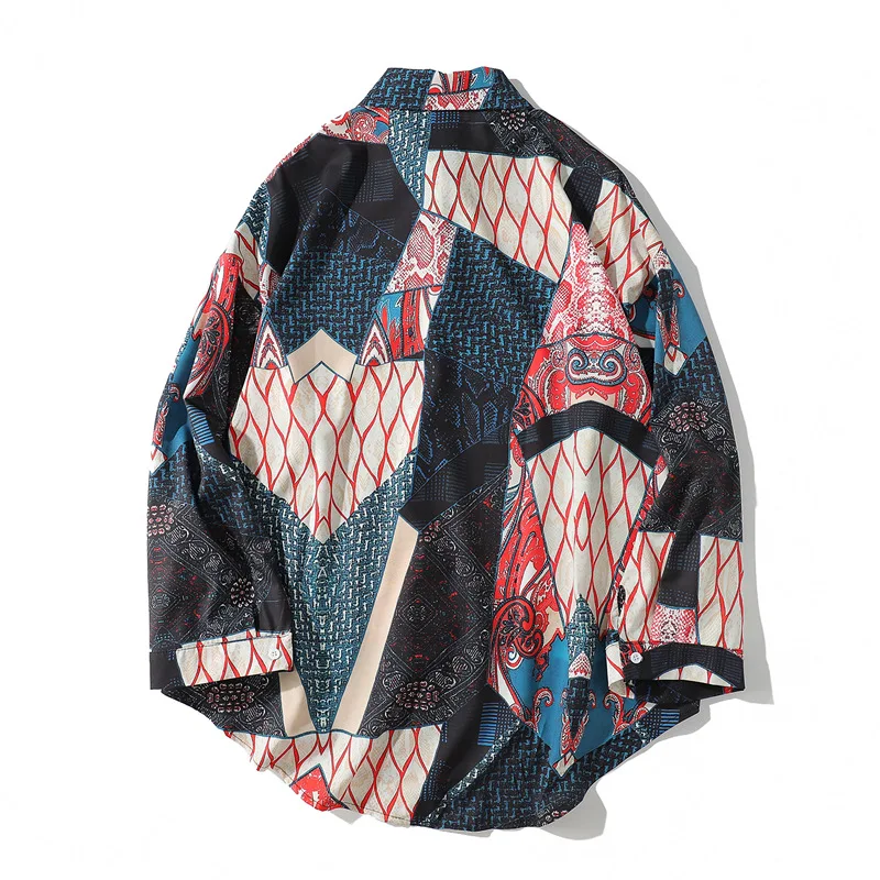 New Long Sleeve Shirts Men Women Creative Printed Hip Hop Shirt Male Fashion Shirt Korean Harajuku Streetwear Tops WJ238 New Long Sleeve Shirts Men Women Creative Printed Hip Hop Shirt Male Fashion Shirt Korean Harajuku Streetwear Tops WJ238