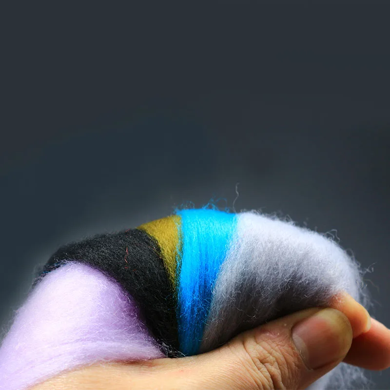 11 color assortment thin type Glow bug fly tying material egg yarn