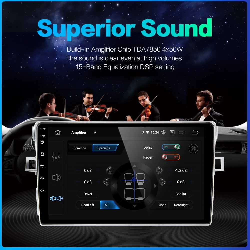 Discount Dasaita Car Radio 1 Din Android 9.0 for Toyota Verso EZ Navigation 2012 2013 2014 2015 2016 MP3 8" Multi Touch Screen 4GB RAM 4