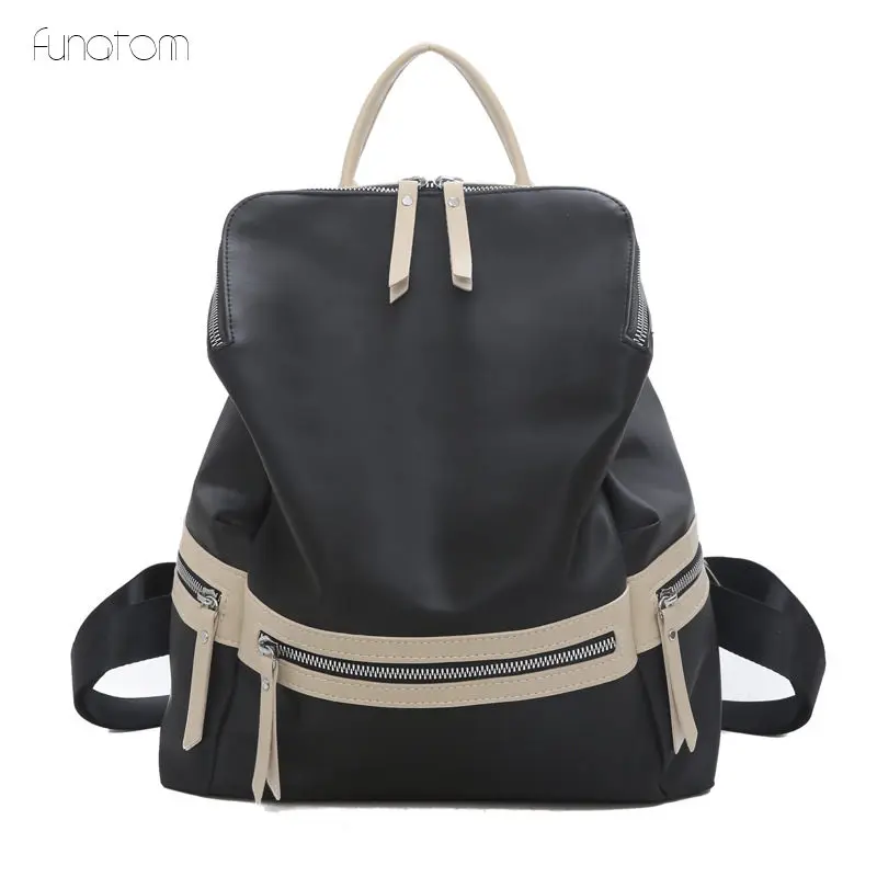 

2019 Women's Nylon Backpack Casual Women Large Backpacks School Bags for Teenage Girls Female Lightweight Travel Rucksack