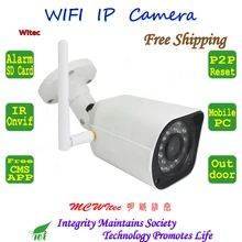 Security RTSP WIFI 1080P 960P 720P IR CCTV Camera Outdoor Bullet ONVIF Night View Reset P2P IP Cam Network 64G TF Card Monitor