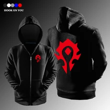 2017 heißer Cool Game Dota 2 Mantel Allianz & Horde WOW Reißverschluss strickjacke Hoodie männer DOTA Für Die Allianz Kleidung Casual Tops Teeps